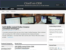 Tablet Screenshot of chieffoncrm.com